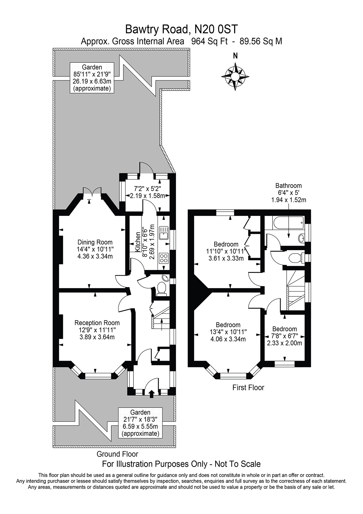 38, Bawtry Road, LONDON floorplan