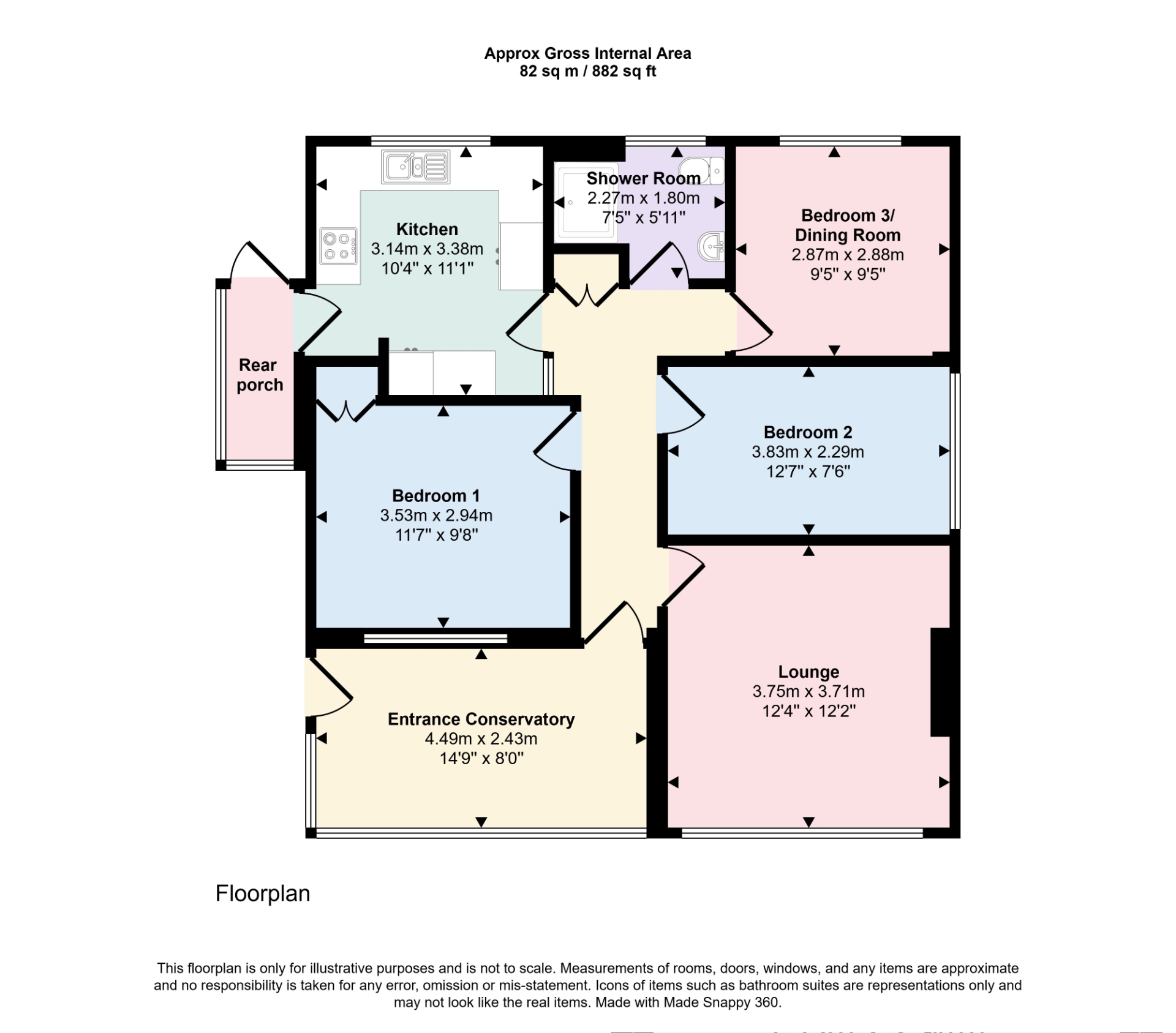 Green Acres, Old Church Road, Skegness floorplan