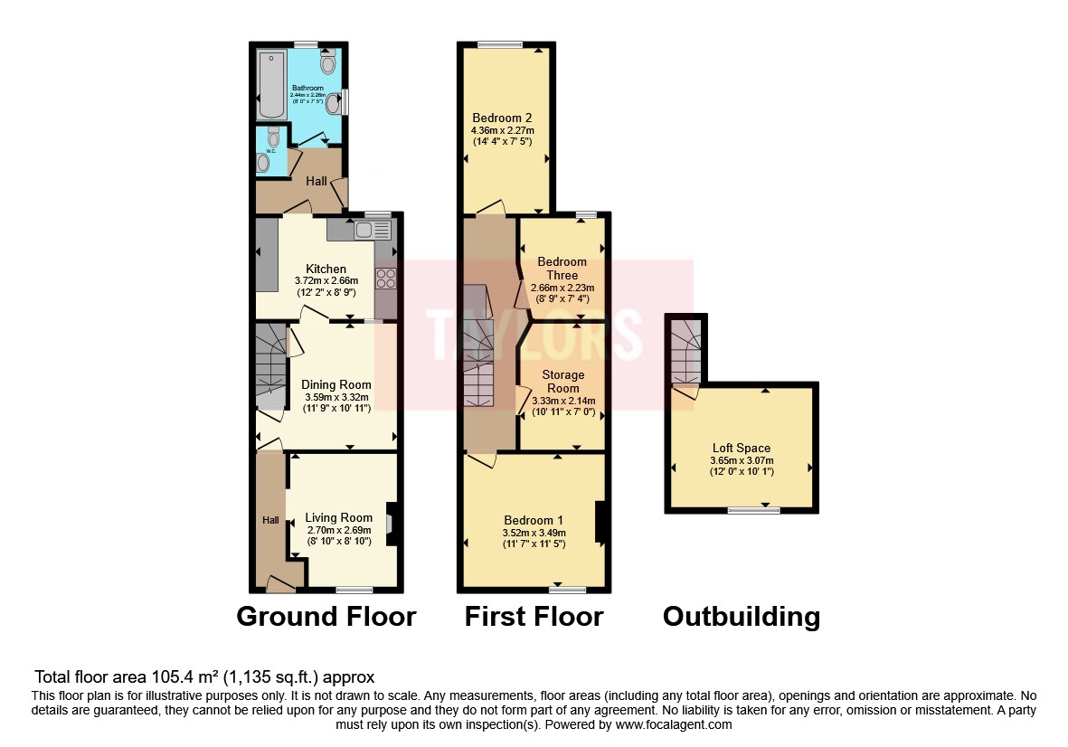 121, Nightingale Road, Hertfordshire floorplan