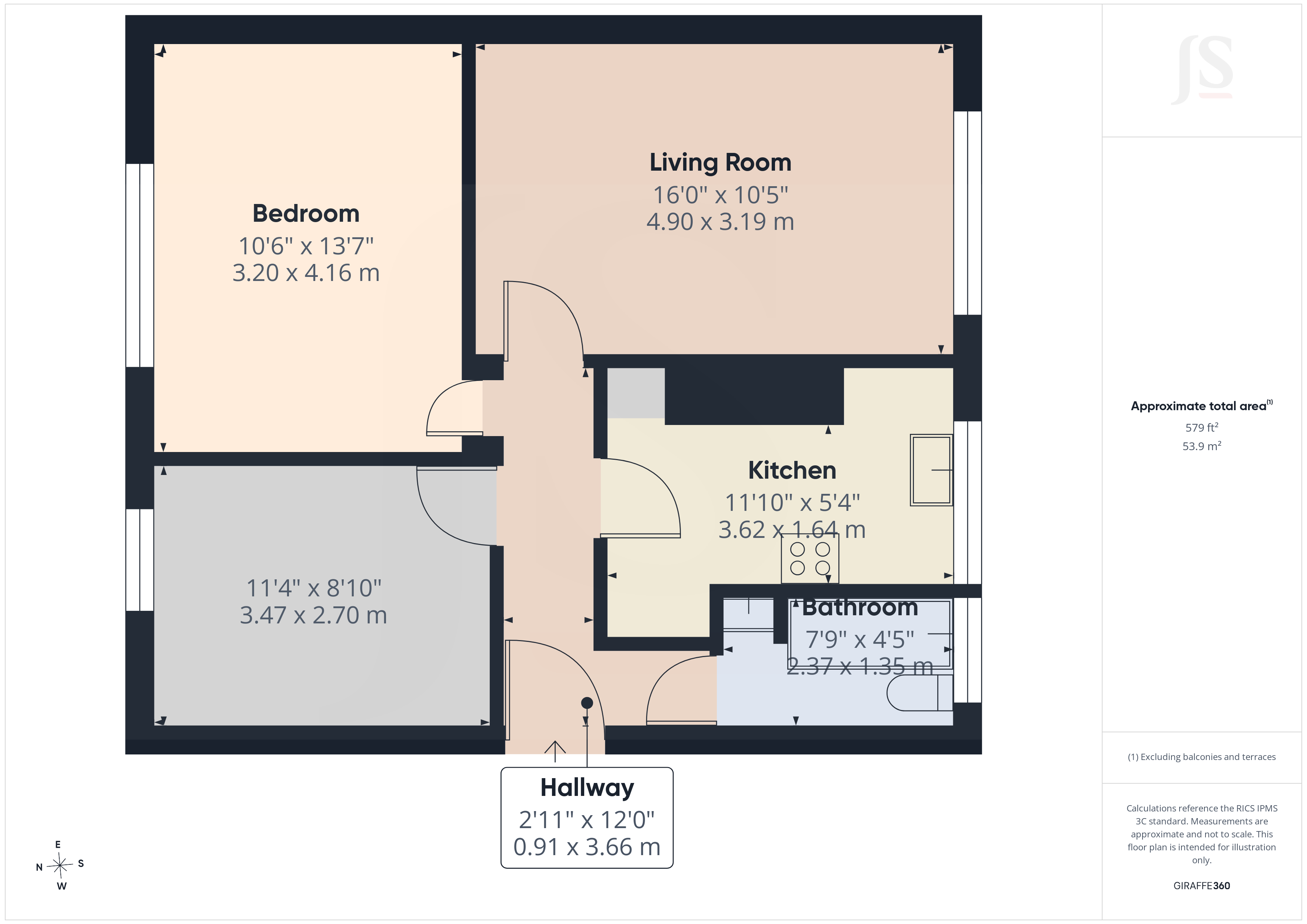1 Orchard House, Crabtree Lane, Lancing floorplan