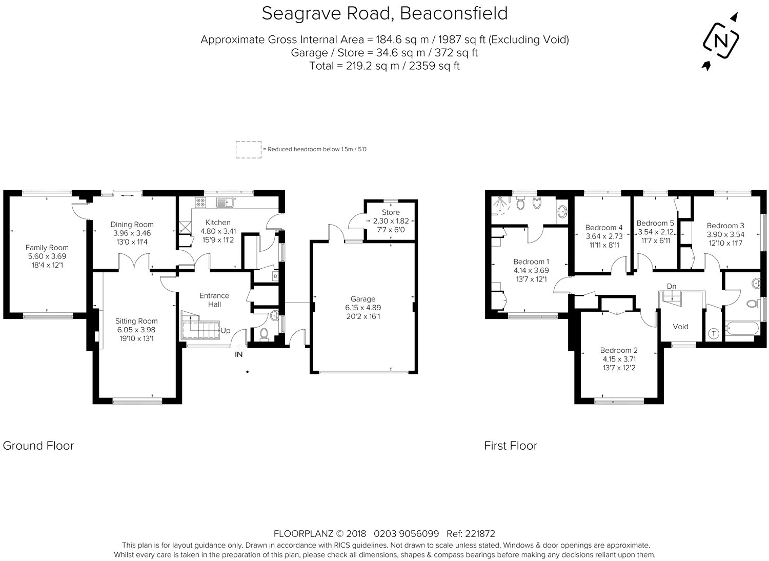 5 Bedrooms Detached house for sale in Seagrave Road, Beaconsfield, Buckinghamshire HP9