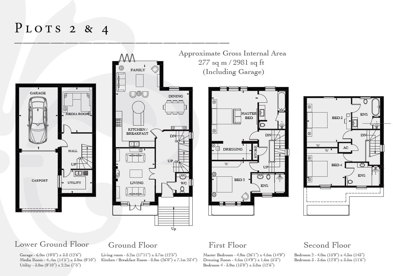 4 Bedrooms  to rent in Monterey Place, Oakshade Road KT22