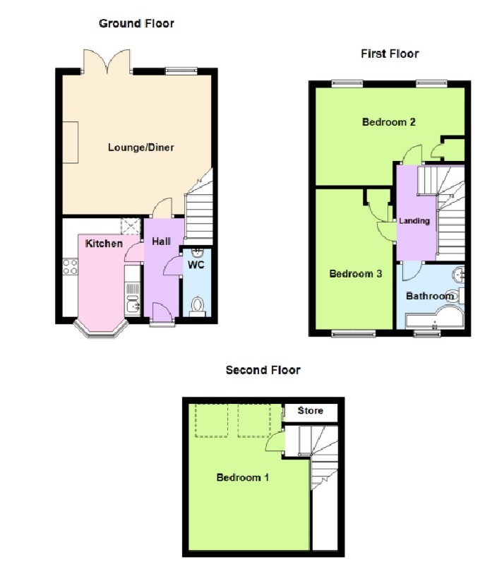 3, Victoria Court, Milford Haven floorplan