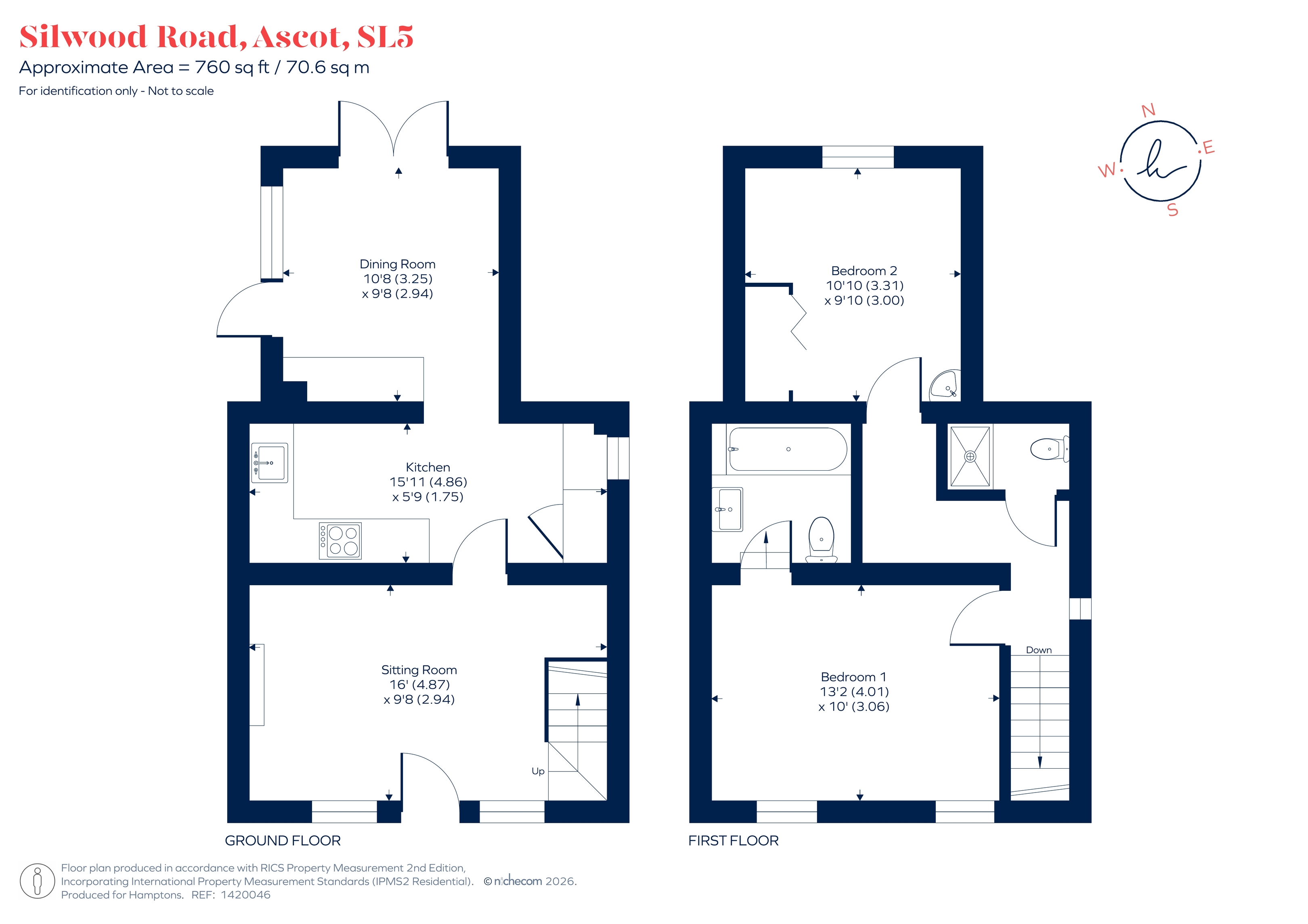 Robin Cottage, 45 Silwood Road, Ascot floorplan