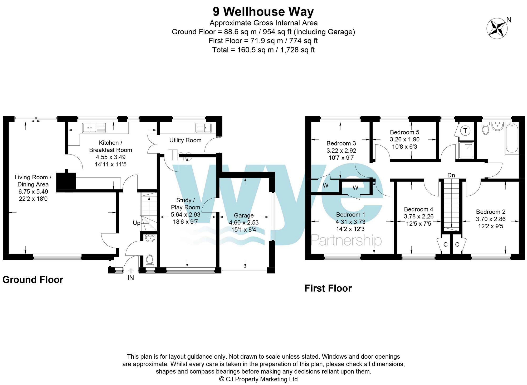 9 Wellhouse Way, High Wycombe floorplan