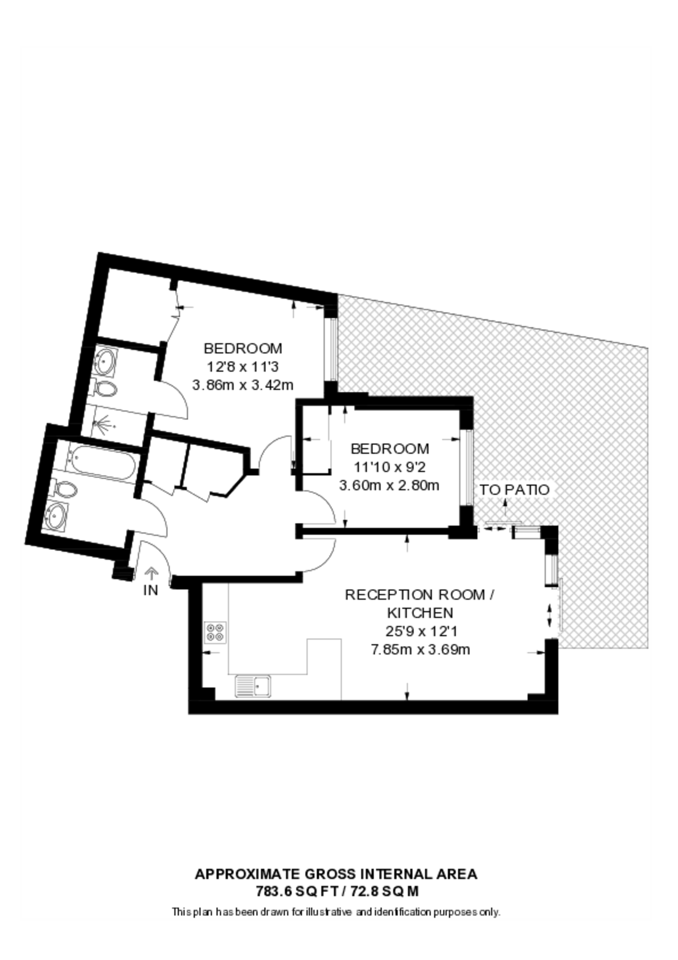 The Radial, Osiers Road, Putney floorplan