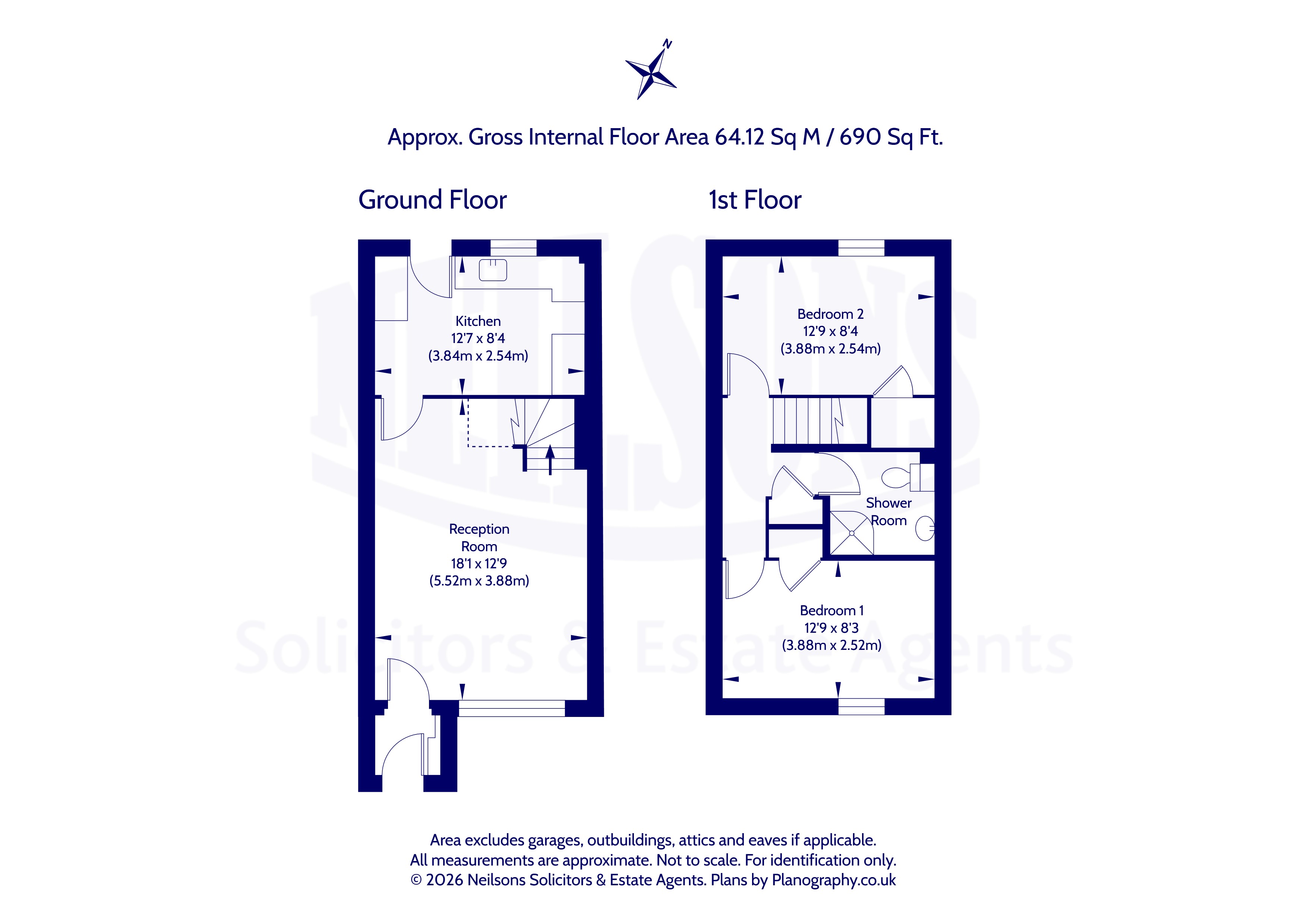 8, Hermitage Park Grove, Edinburgh floorplan