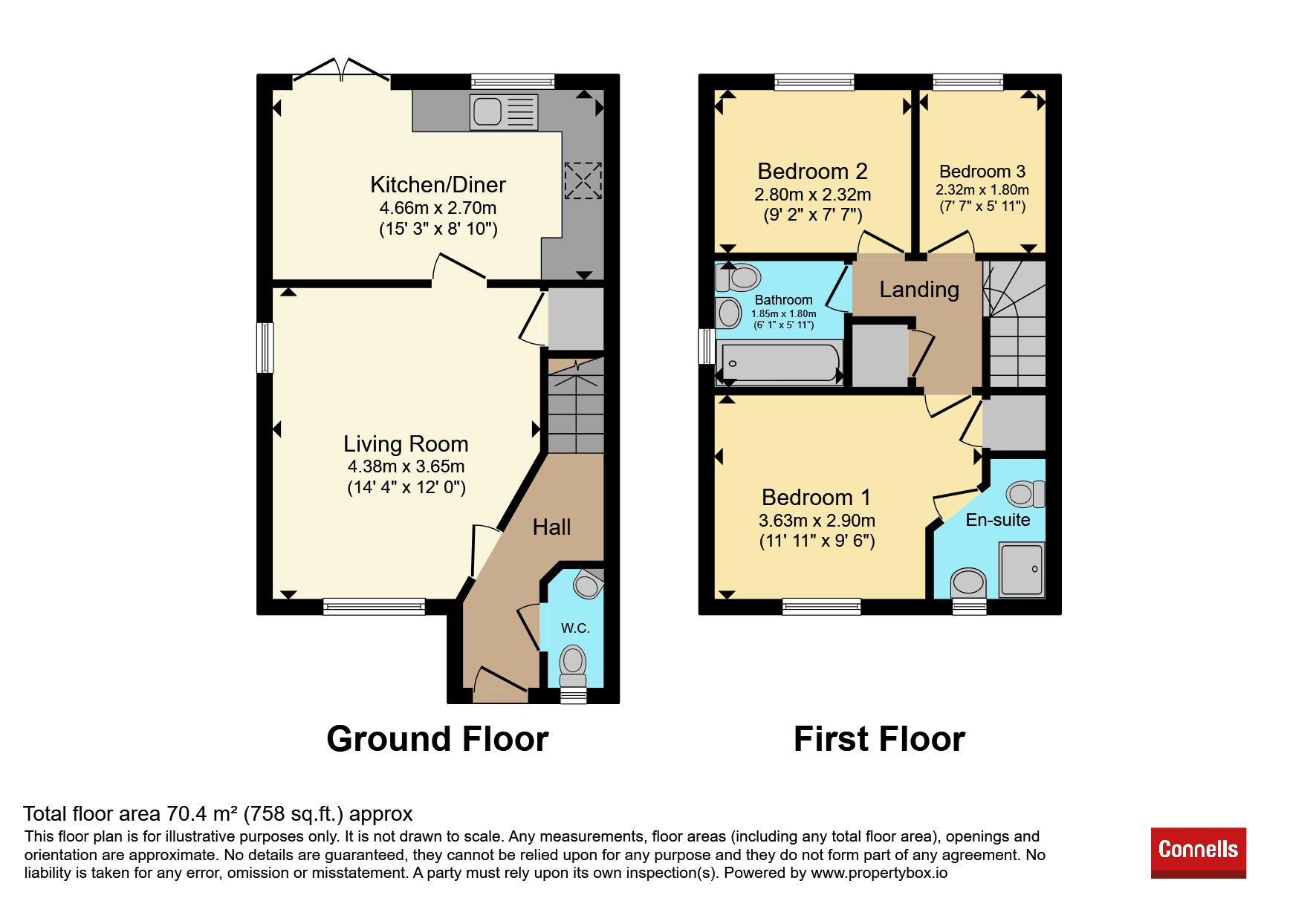 26, Amors Drove, Sherborne floorplan