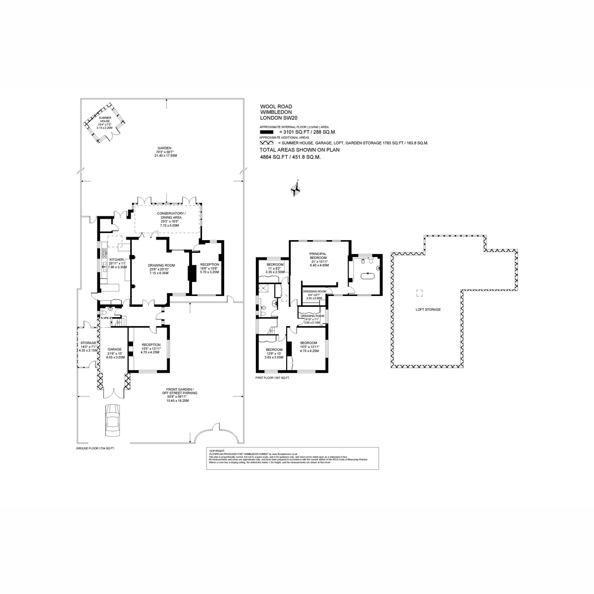 25, Wool Road, London floorplan