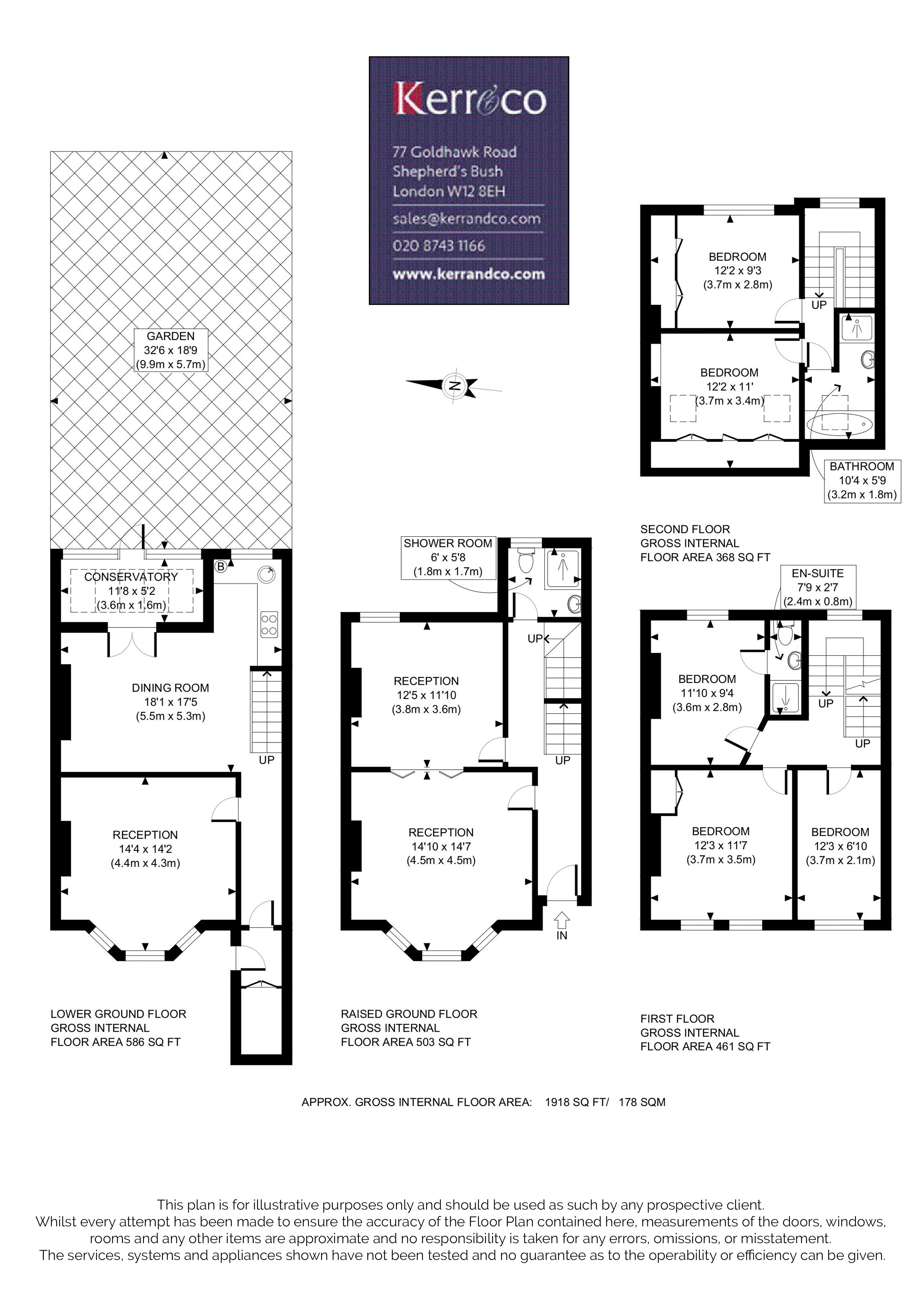 14, Caxton Road, Shepherd's Bush W12 floorplan
