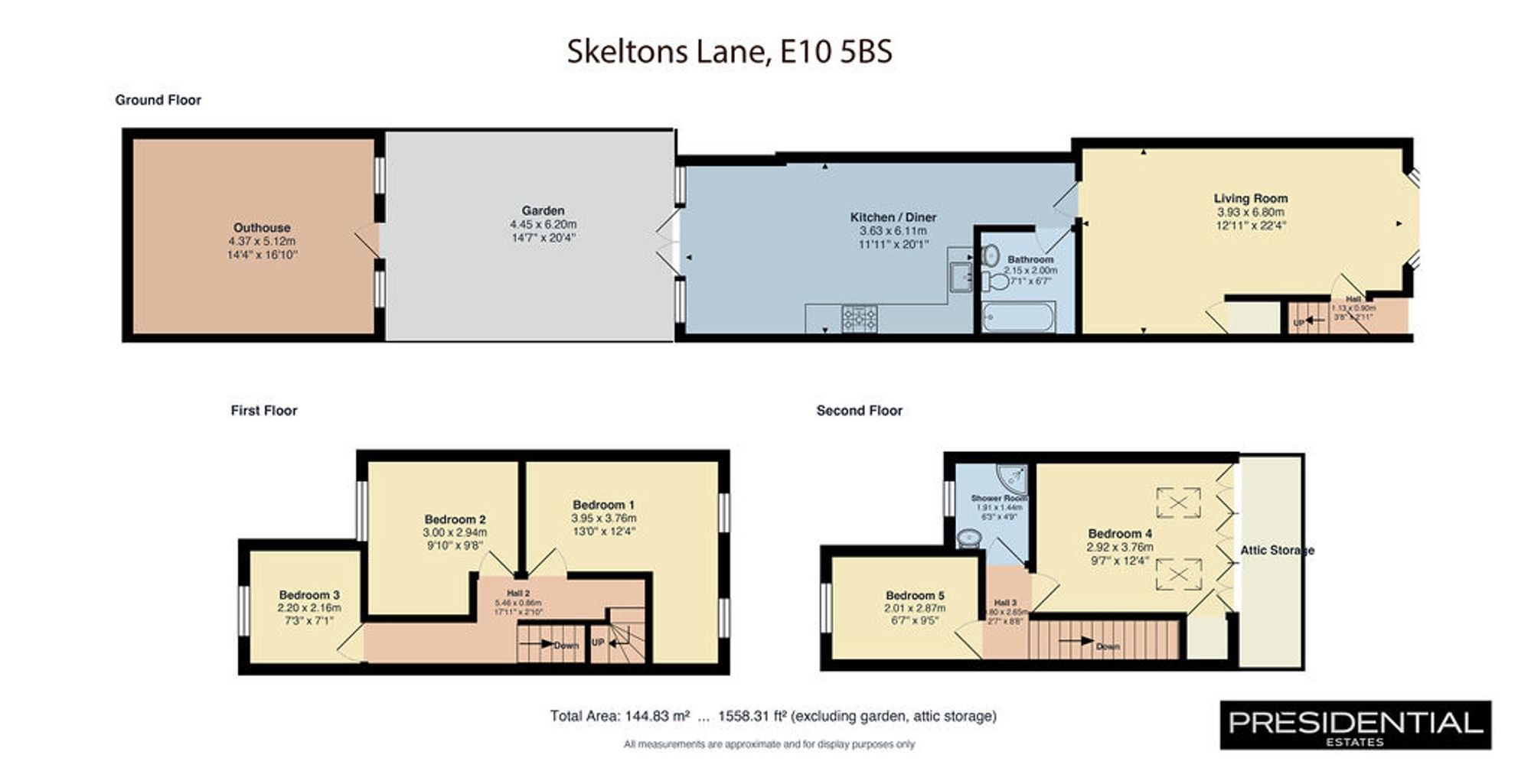 159 Skeltons Lane, London floorplan