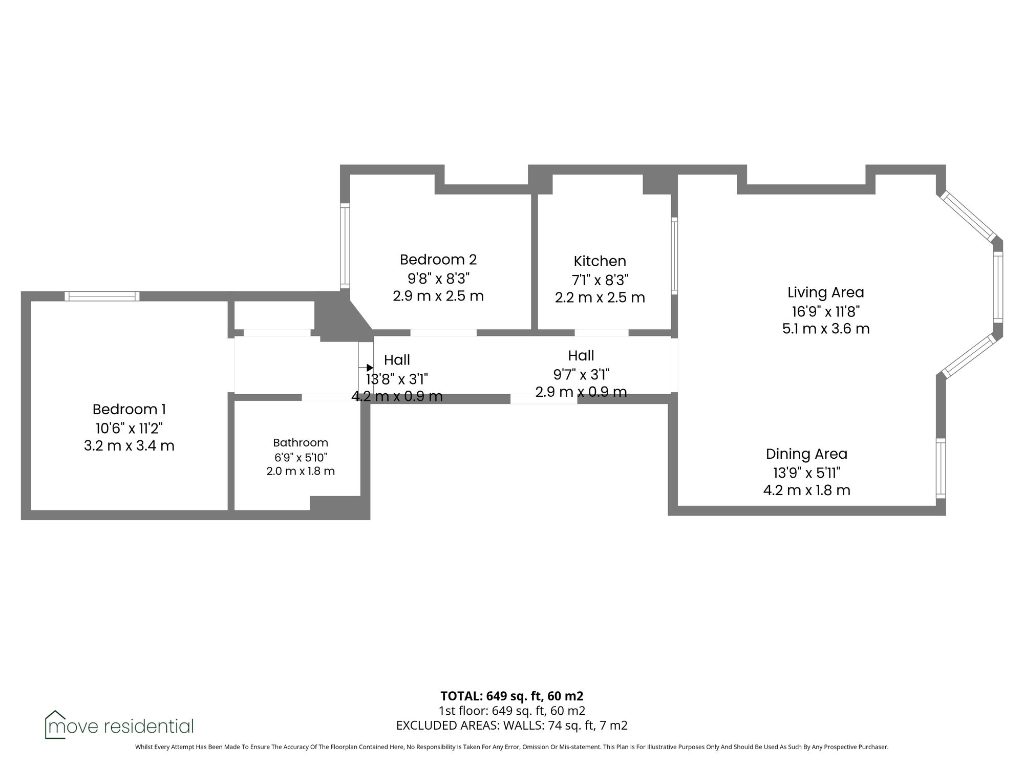 Flat 2, 19 Kelvin Grove, Liverpool floorplan