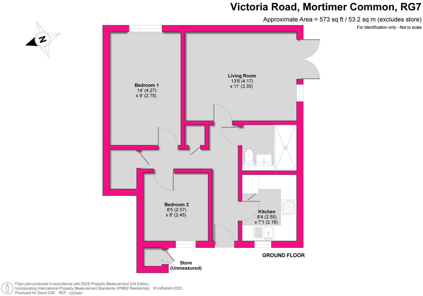 3, Badgers Croft, Mortimer Common floorplan
