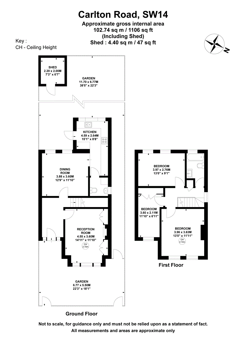 47 Carlton Road, London floorplan