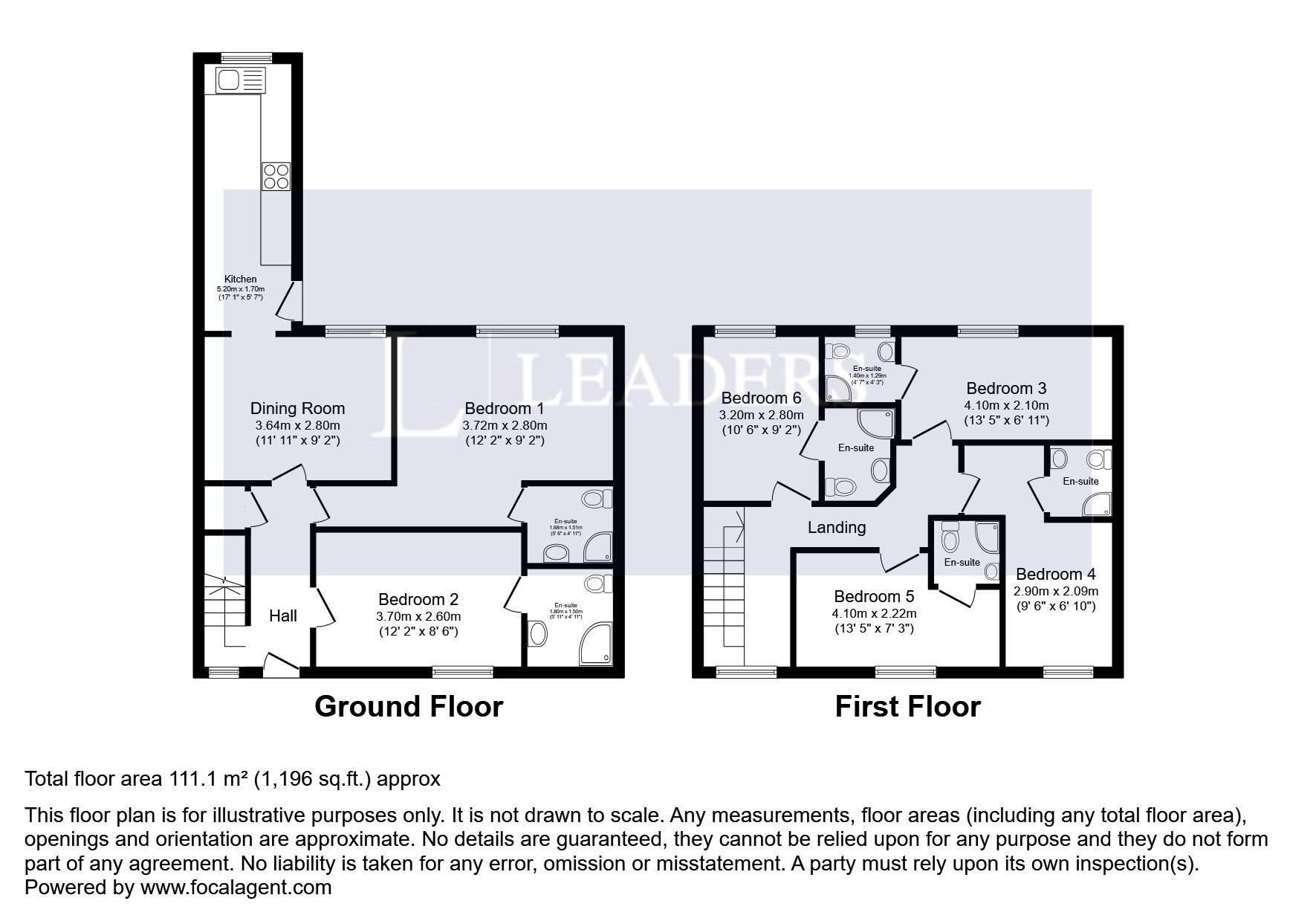 Room 6, 26, Medway Walk, Wigan floorplan