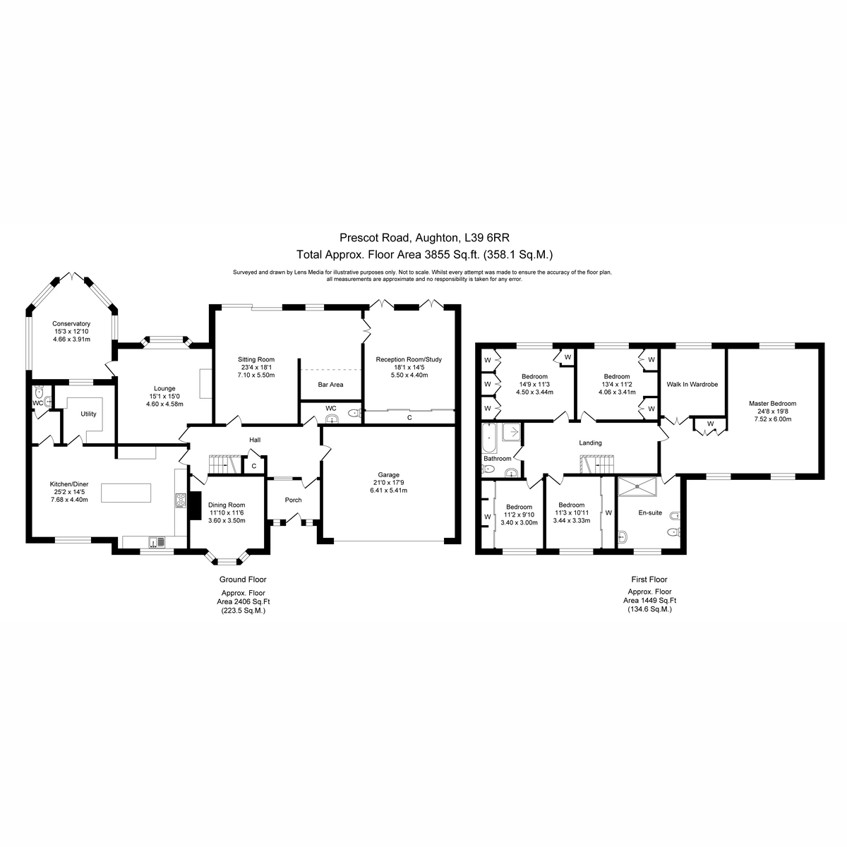 314, Prescot Road, Aughton floorplan
