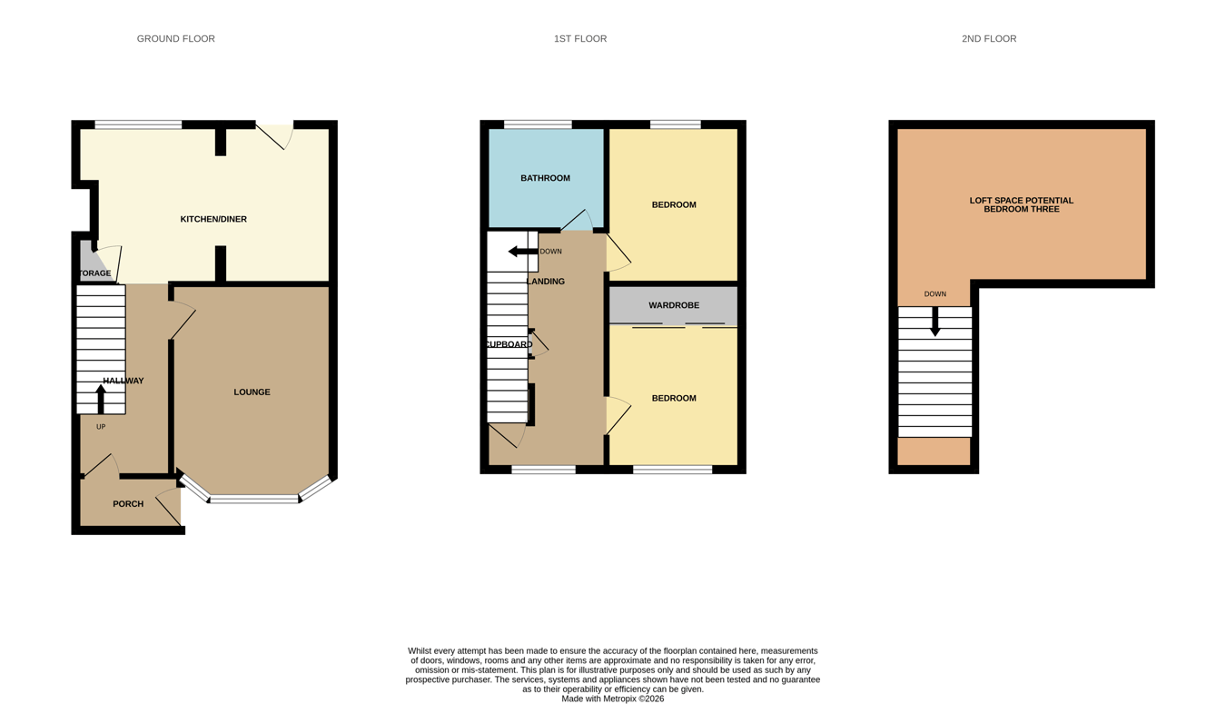 107, Chantrey Crescent, Birmingham floorplan