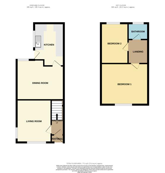 58, Derby Street, Oldham floorplan