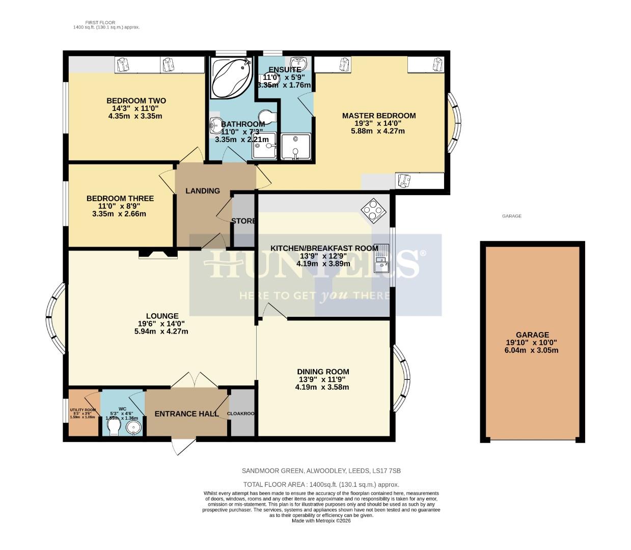 31, Sandmoor Green, Leeds floorplan