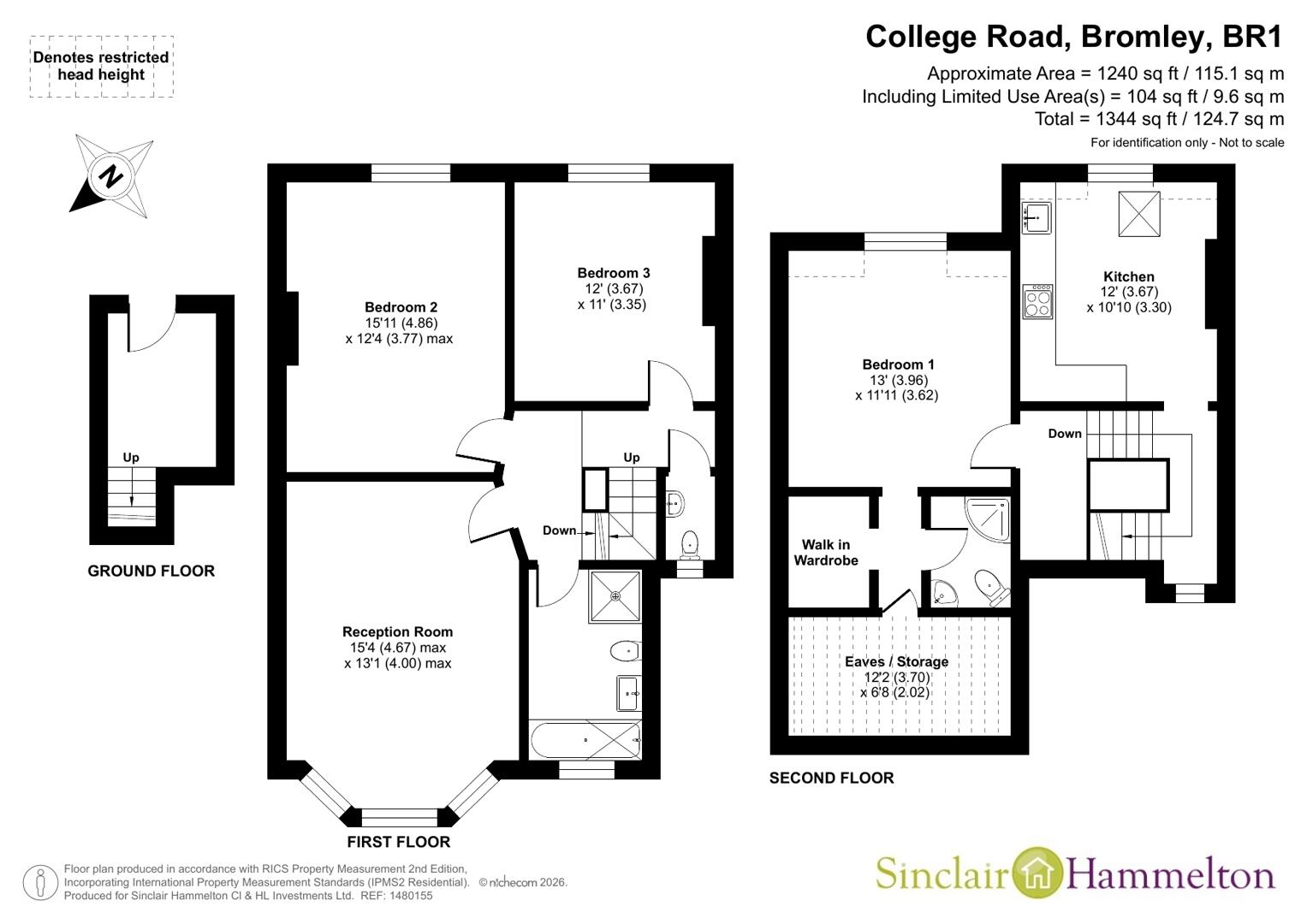 3, College Road, Bromley floorplan