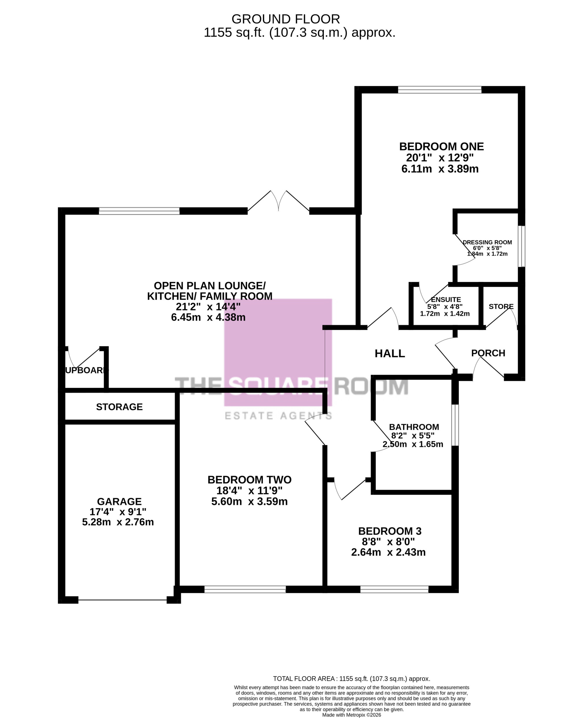 3, Ennerdale Avenue, Fleetwood floorplan
