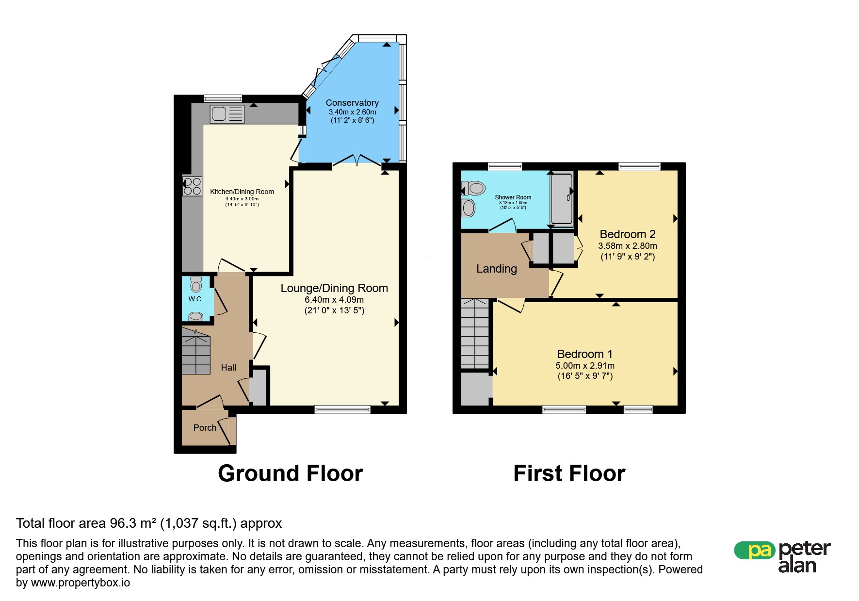 32, Arfonfab Crescent, Pontypridd floorplan