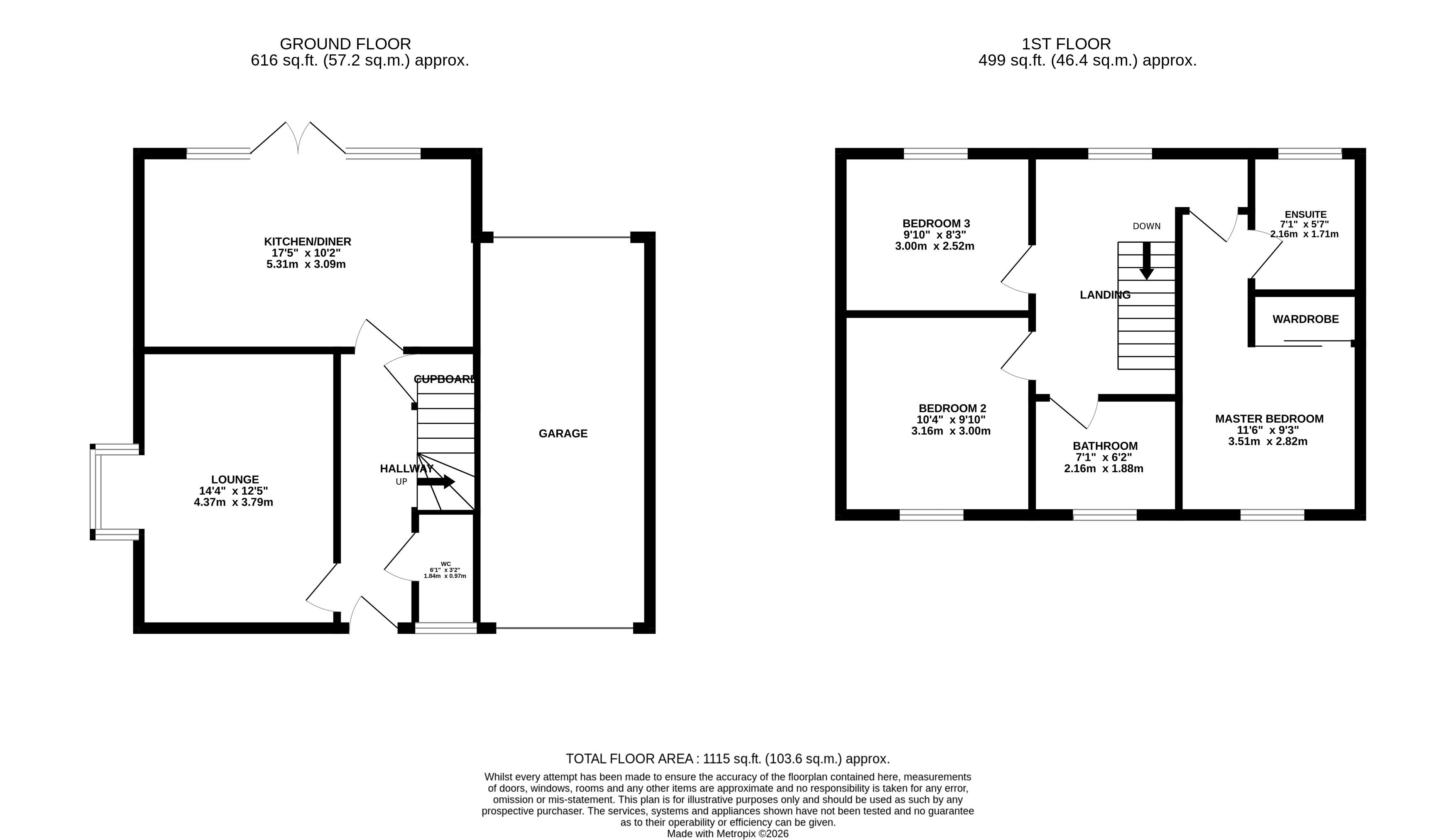 1, Tamarind Drive, Merseyside floorplan