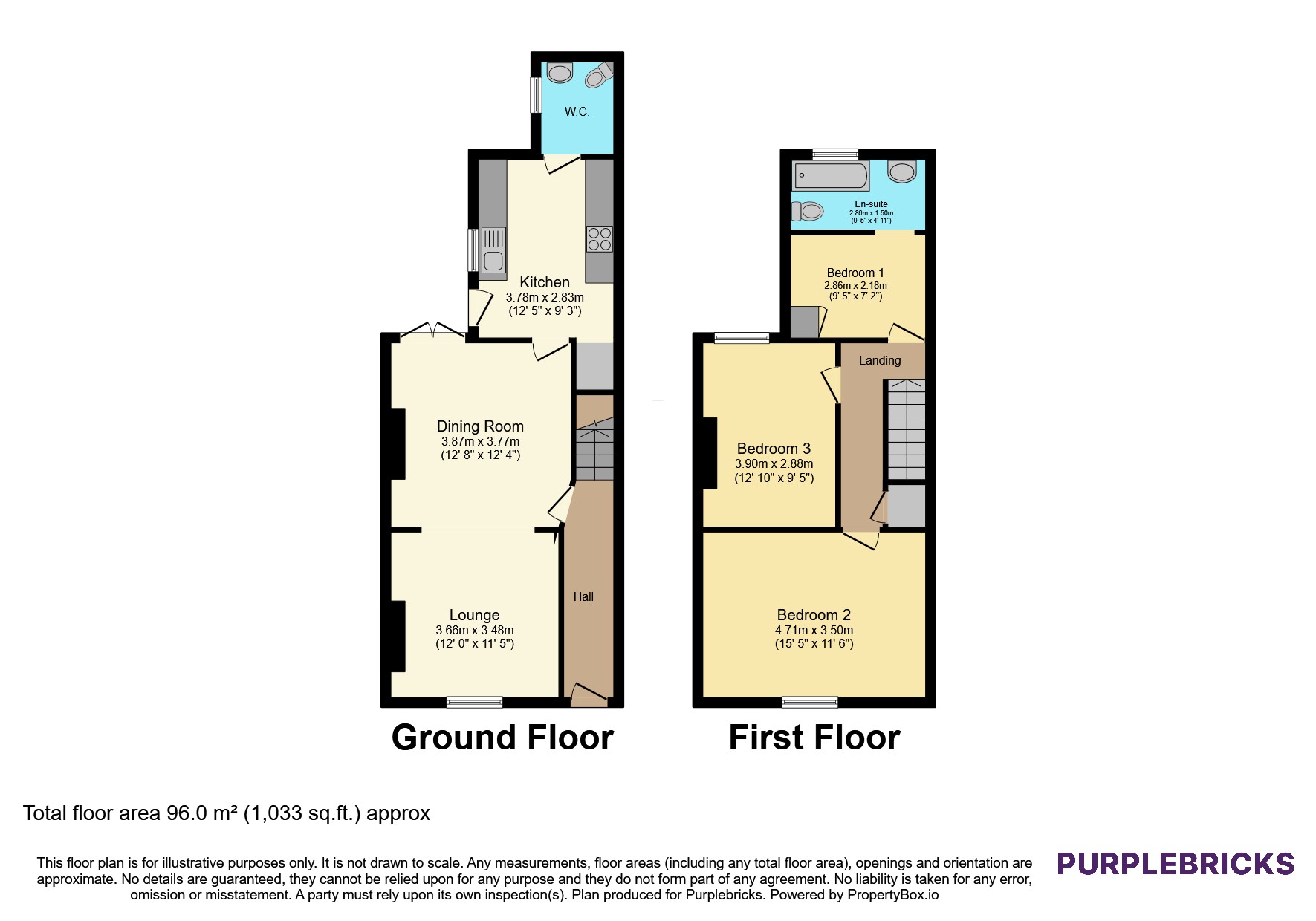 64, Lincoln Street, Tibshelf, Alfreton floorplan