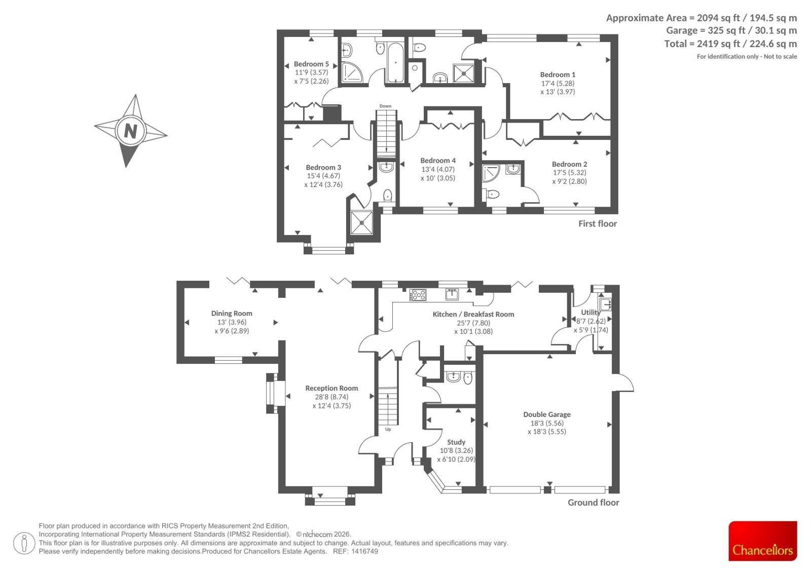 24 THE BURLINGS, The Burlings, Ascot floorplan