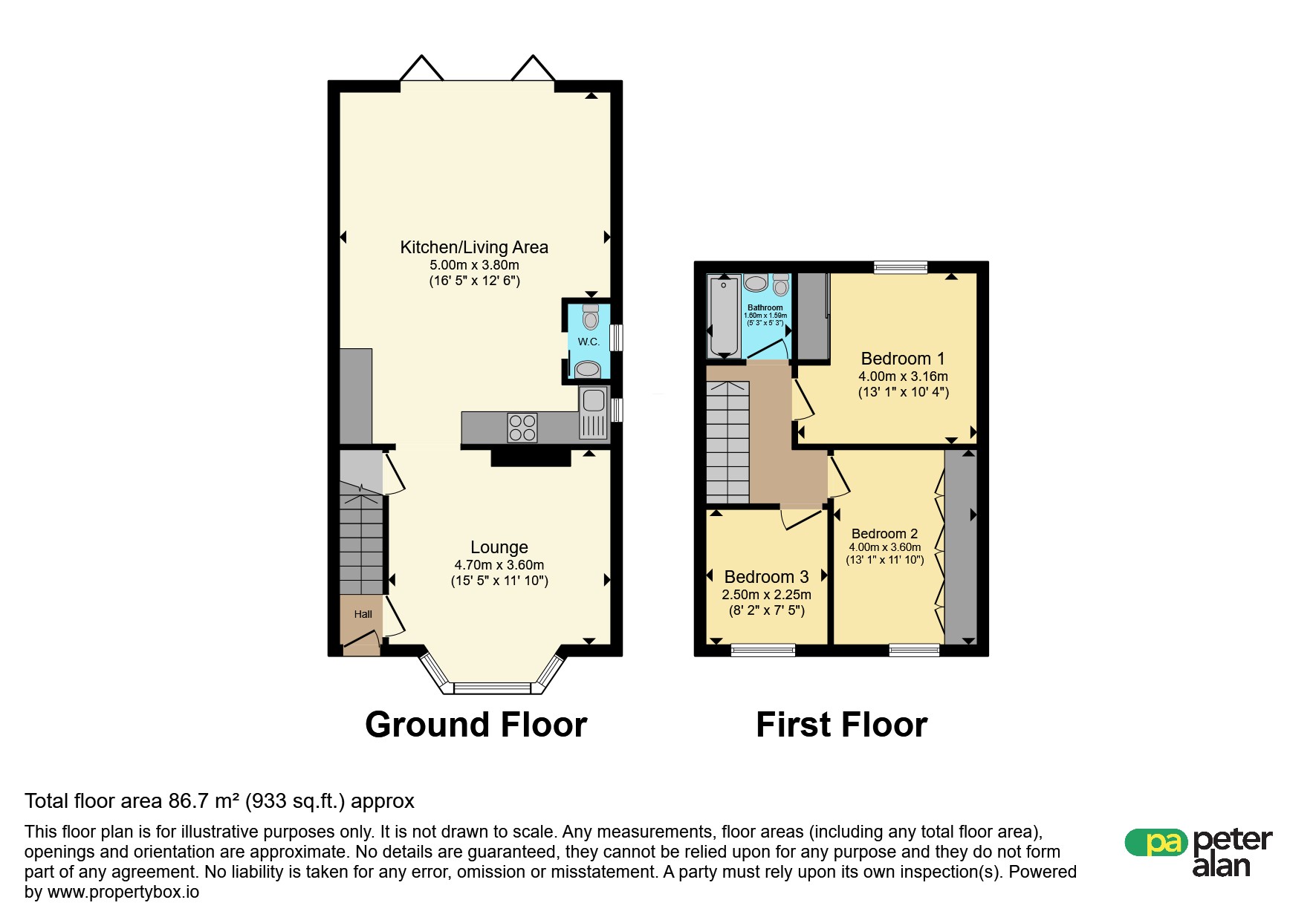 40, Macdonald Road, CARDIFF floorplan