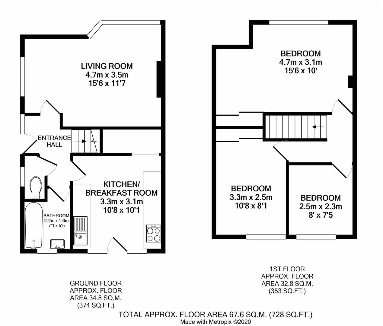 Graham Crescent, Portslade, Brighton BN41, 3 bedroom semidetached