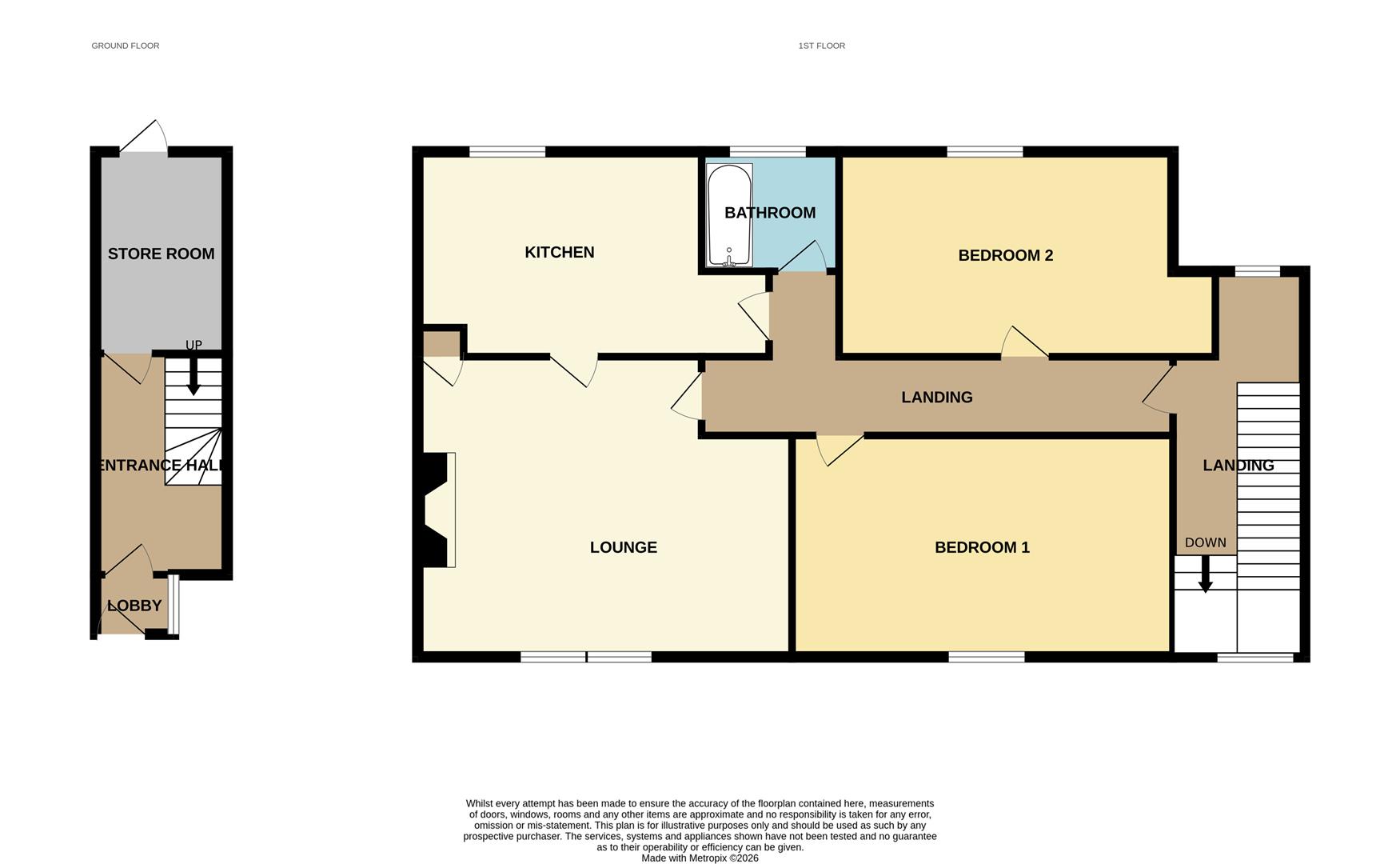 43, Coronation Road, Portland floorplan