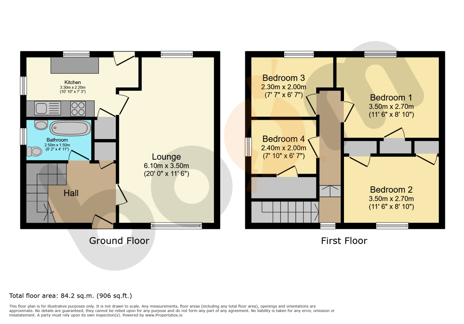 33, Cleeves Avenue, Dalry floorplan