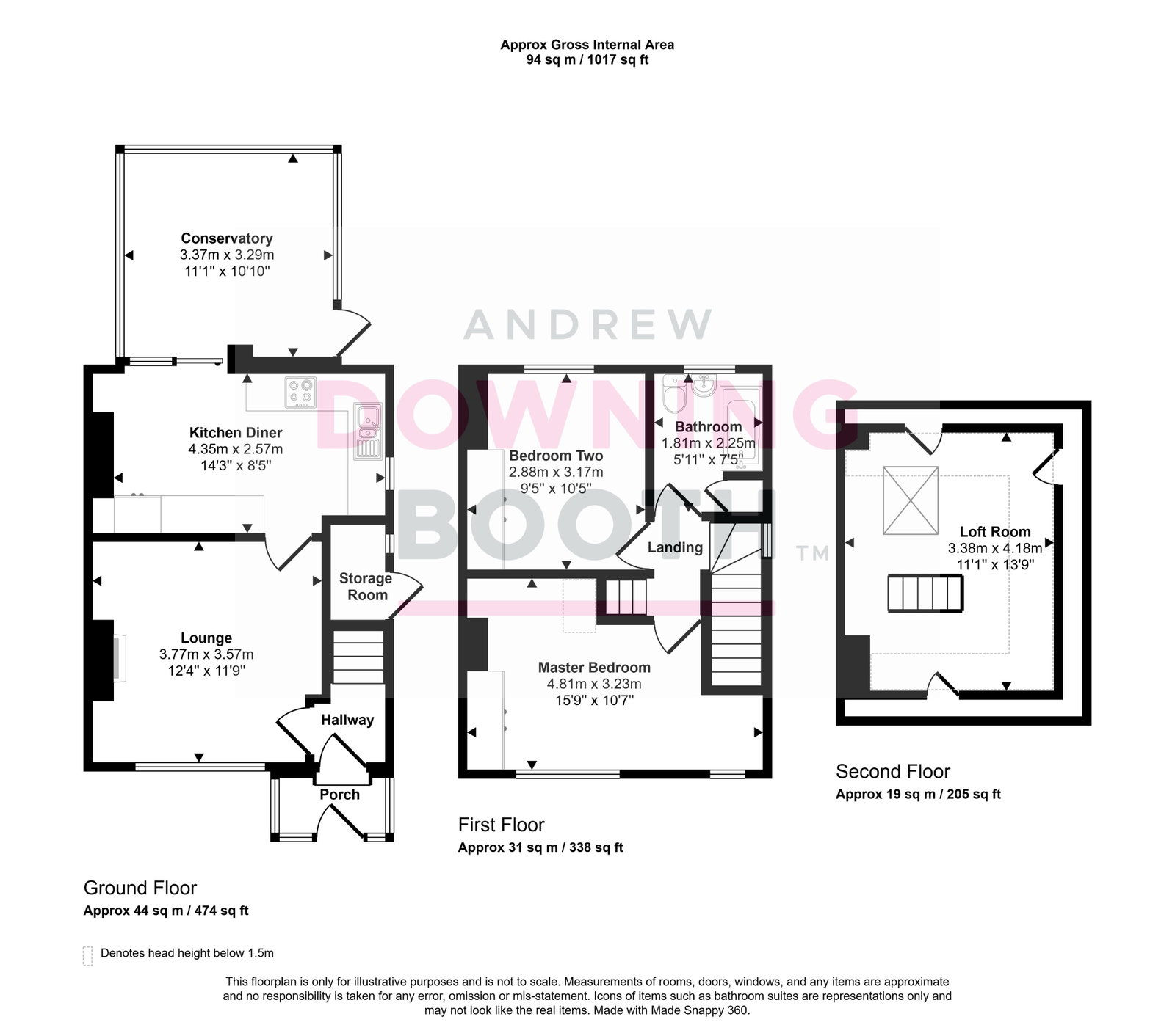 8, Edward Avenue, Walsall floorplan