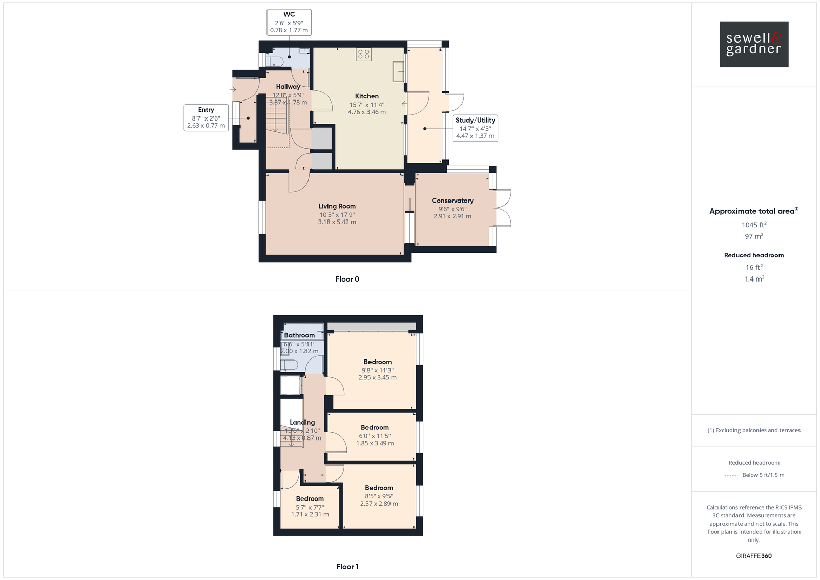 5, Curtis Close, Rickmansworth floorplan