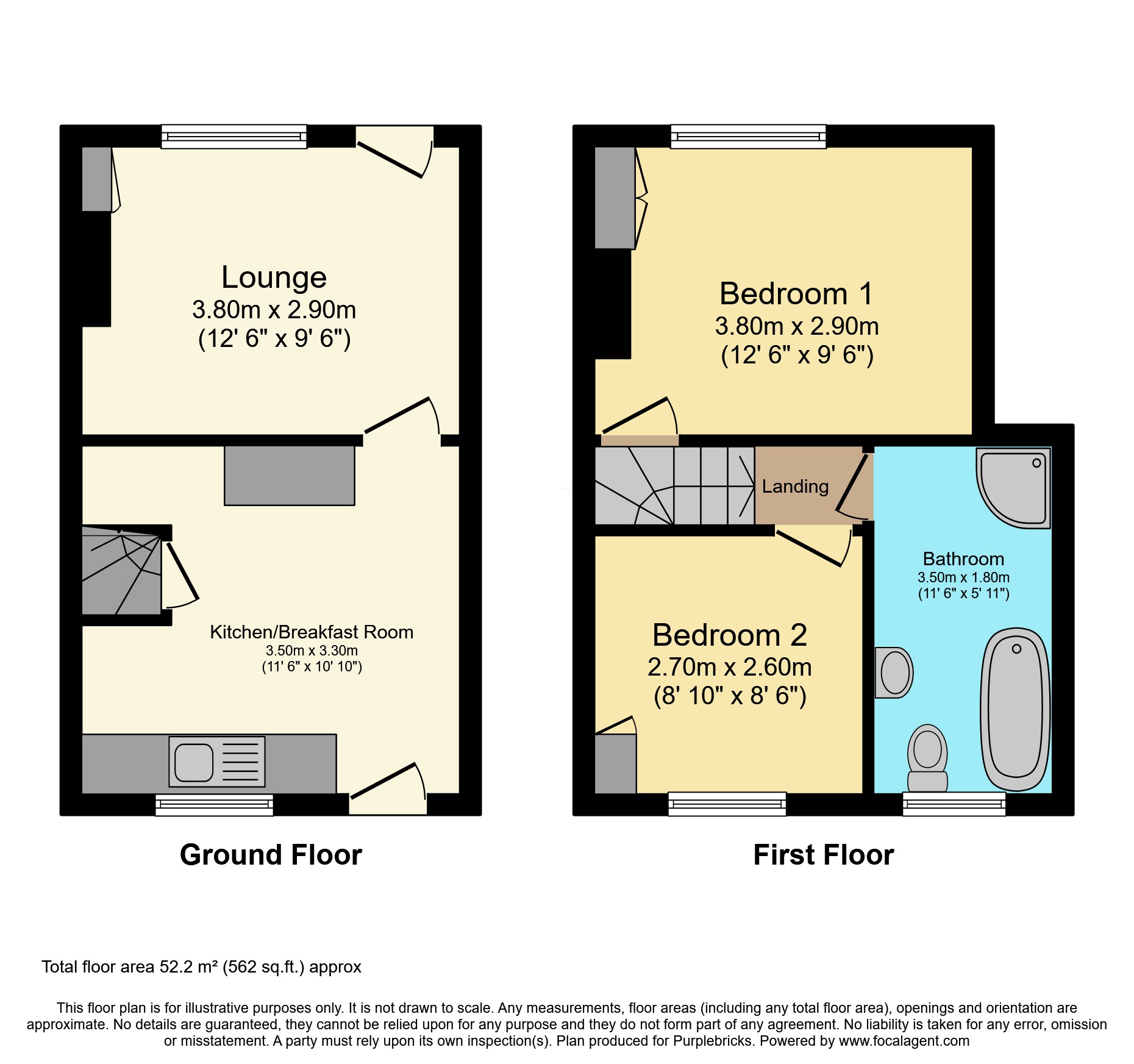 9, Butts Road, Wolverhampton floorplan