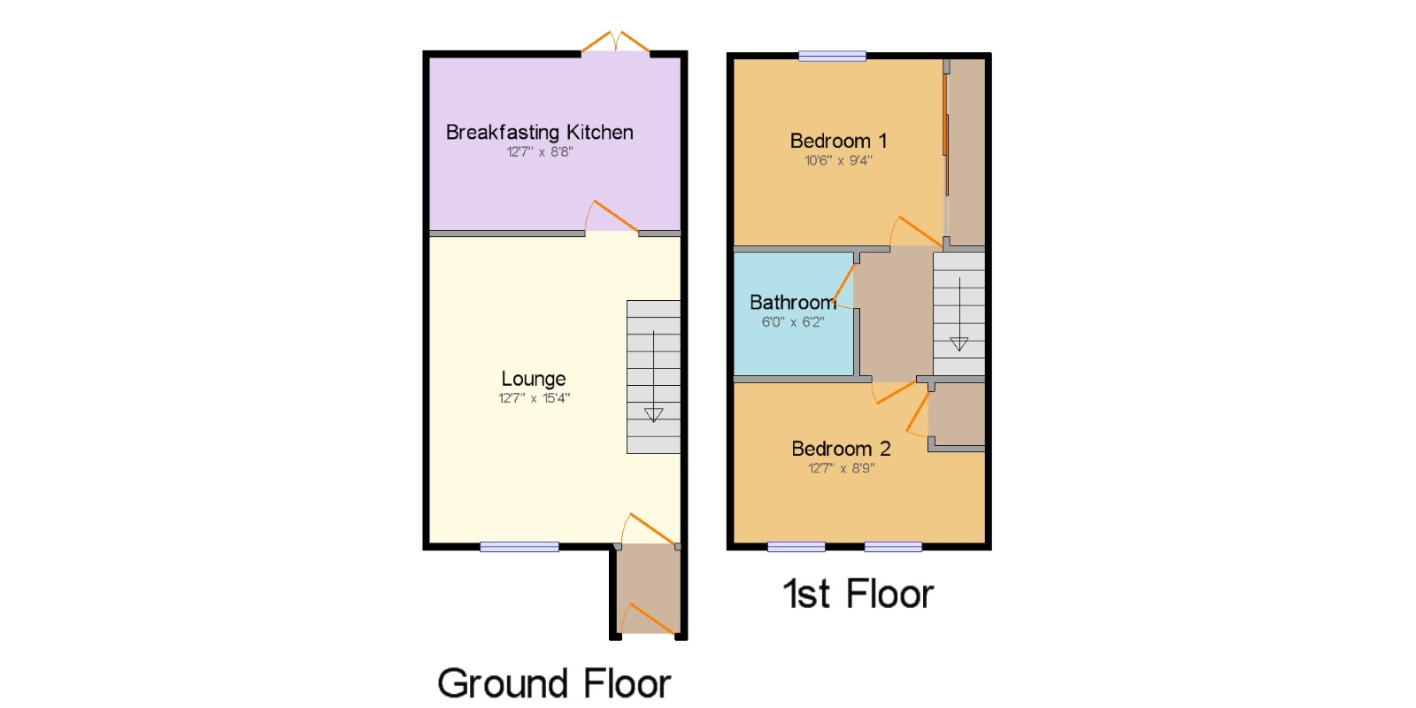 2 Bedrooms End terrace house for sale in Oldwood Place, Eliburn, Livingston, West Lothian EH54