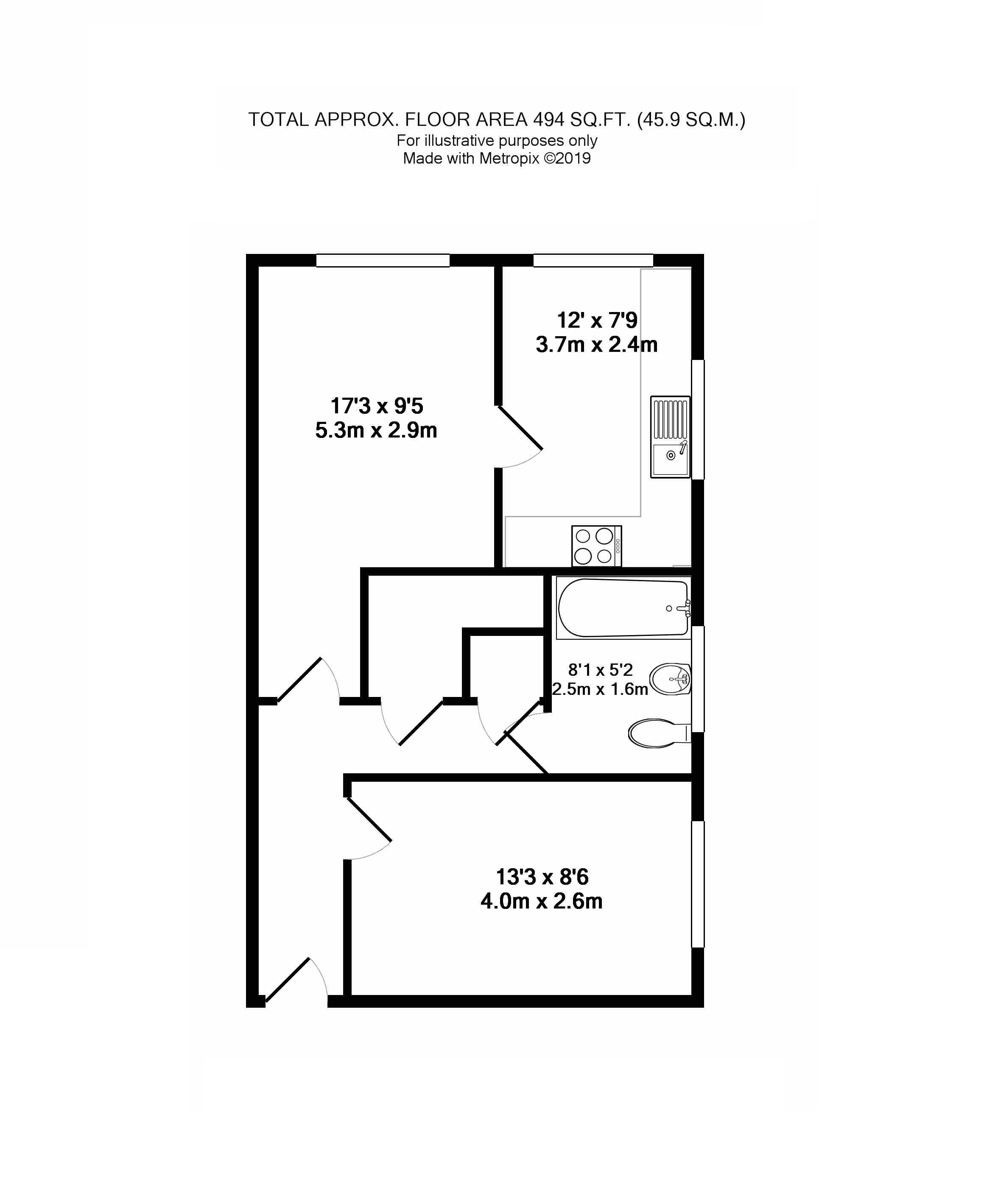 1 Bedrooms Flat for sale in Tunstall Close, Stoke Bishop, Bristol BS9