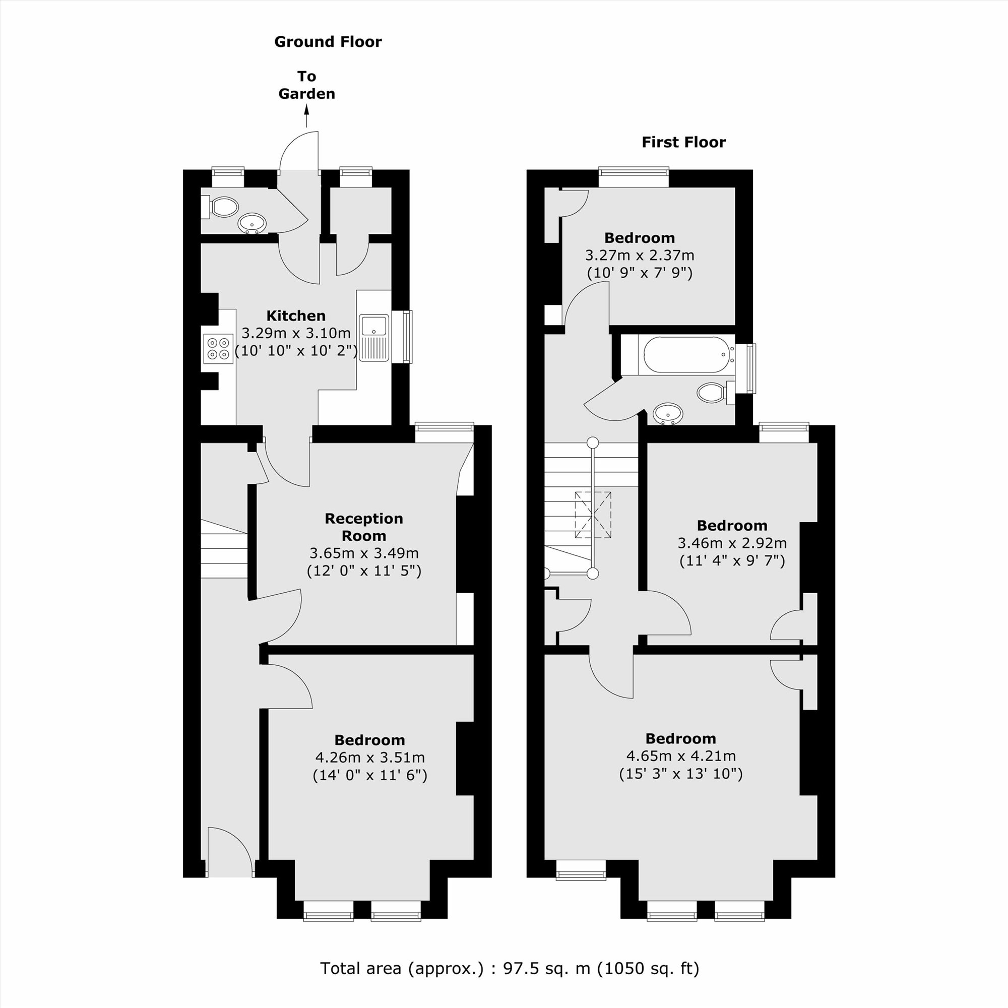 14, Edencourt Road, London floorplan
