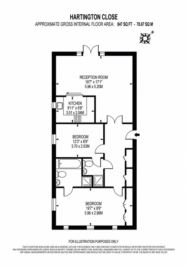 1, Hartington Close, Reigate floorplan