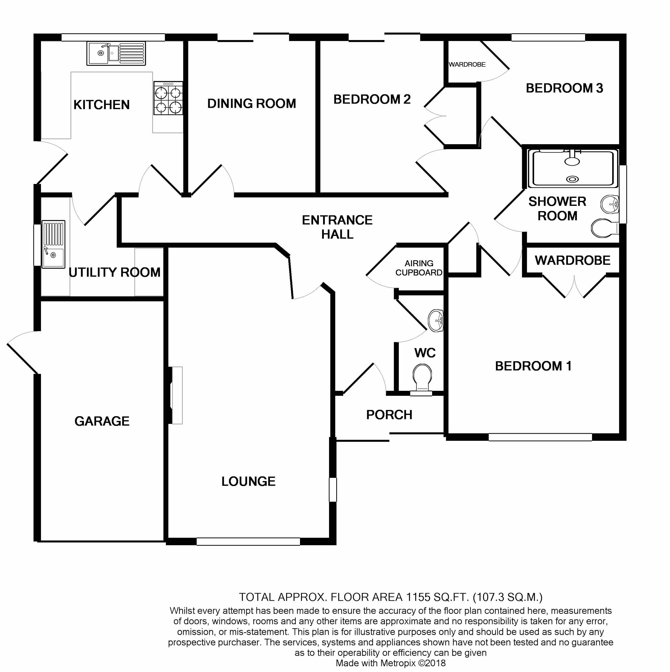 3 Bedrooms Detached bungalow for sale in Ceylon Walk, Bexhill On Sea TN39