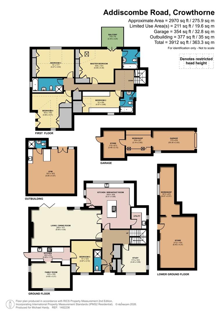 35, Addiscombe Road, Crowthorne floorplan