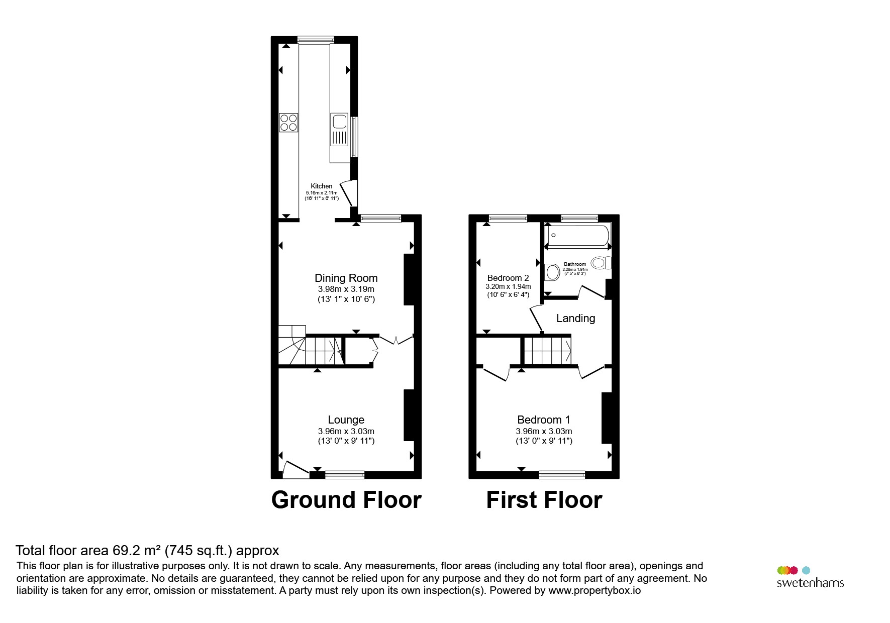 58, Chester Road, Northwich floorplan