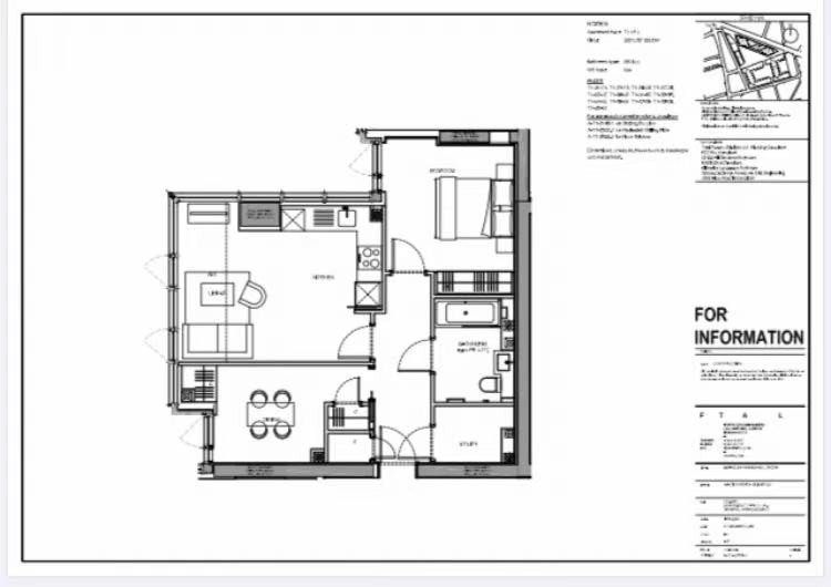 Apartment 171, Carrara Tower, London floorplan