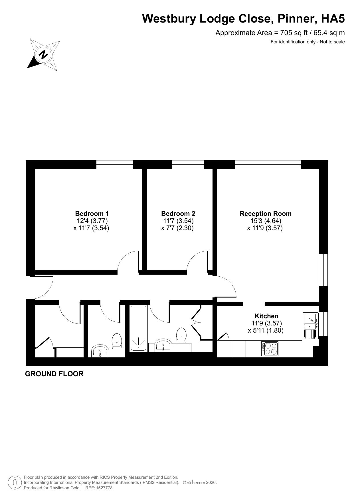 4, Windsor Court, Pinner floorplan