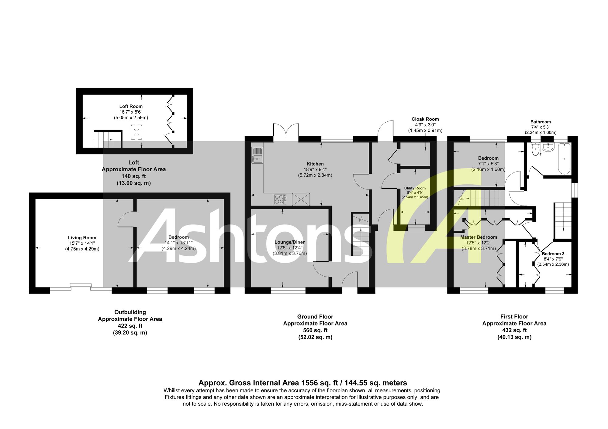 7 Avon Road, Wigan floorplan