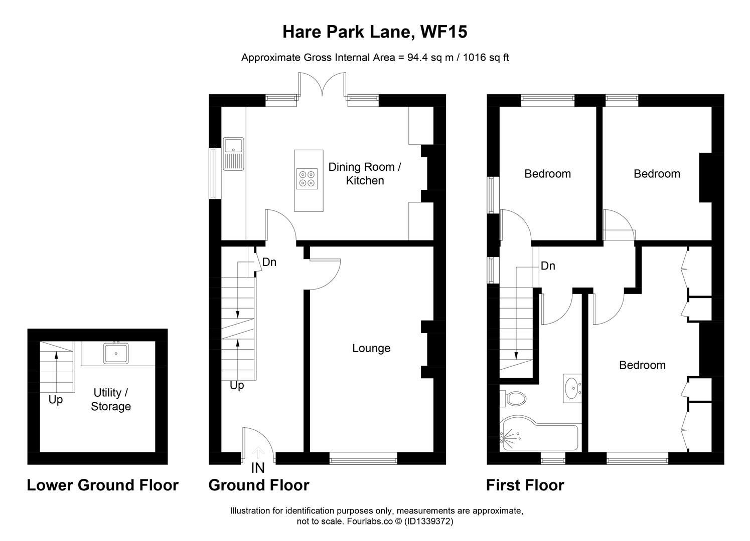 Hare Park Lane, Liversedge floorplan