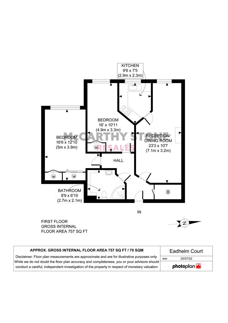 19 Eadhelm Court, Penlee Close, Edenbridge floorplan