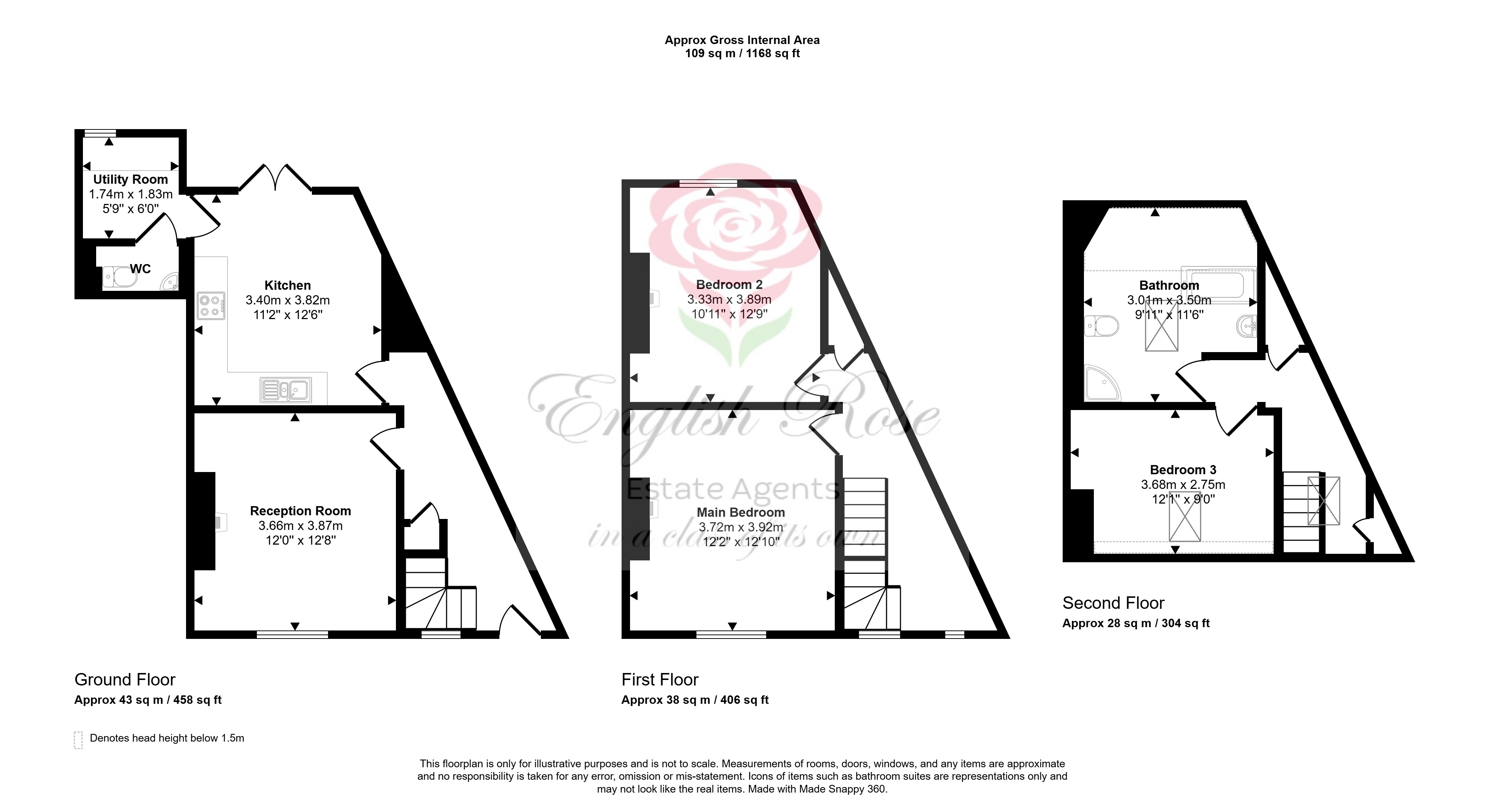 124, Watnall Road, Hucknall floorplan