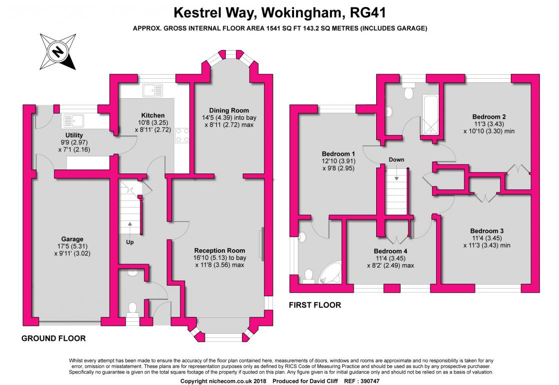 4 Bedrooms Detached house for sale in Kestrel Way, Wokingham RG41